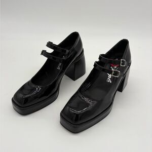 Free People Black Mary Jane’s